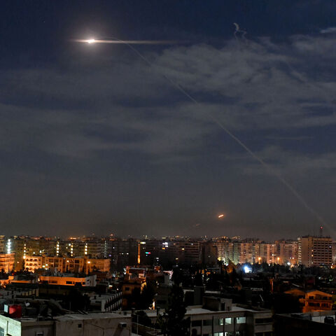 Missile fire is seen over Damascus, Syria January 21, 2019. SANA/Handout via REUTERS ATTENTION EDITORS - THIS IMAGE WAS PROVIDED BY A THIRD PARTY. REUTERS IS UNABLE TO INDEPENDENTLY VERIFY THIS IMAGE - RC16C31A91C0