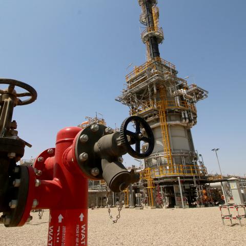 A view of the West Qurna-1 oilfield, which is operated by ExxonMobil, is seen during the opening ceremony near Basra, Iraq June 17, 2019.  REUTERS/Essam Al-Sudani - RC13A9DF31A0