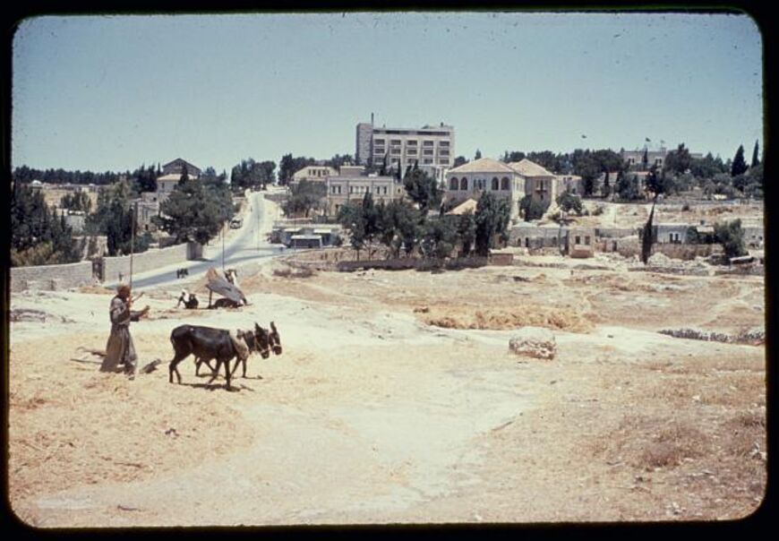 The Ambassador Hotel, Sheikh Jarrah, East Jerusalem. Image created between 1948-1958 (Library of Congress)