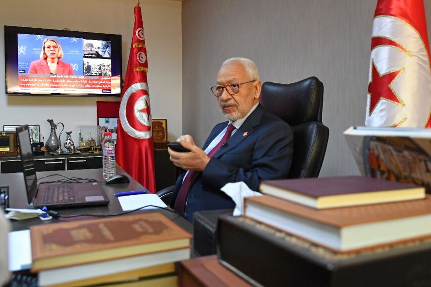 The speaker of Tunisia's parliament Rached Ghannouchi has rejected parliament's dissolution by President Kais Saied as unconstitutional
