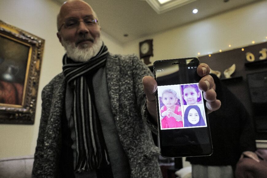 Khaled Androun managed to meet his granddaughters and their mother twice but could not secure their release from Al-Hol