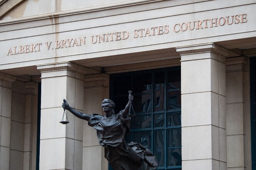The Albert V. Bryan Federal Courthouse where alleged Islamic State "Beatle" El Shafee Elsheikh is on trial