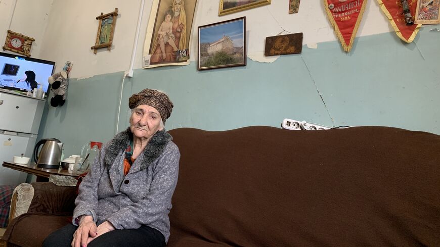 Amalia Babanyan, an Armenian who was displaced from her home in Lachin, Nagorno Karabakh, vows to return, Yerevan, April 12, 2022 By Amberin Zaman