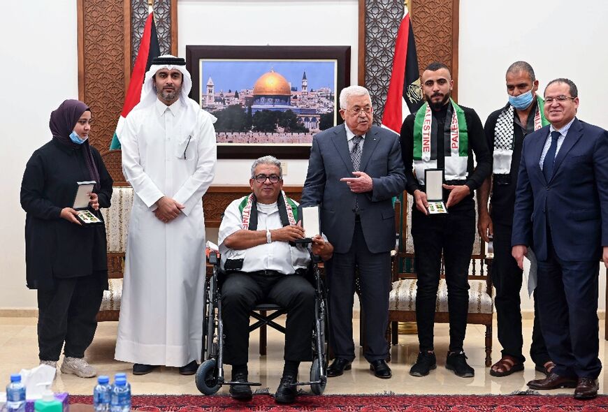 Palestinian President Mahmud Abbas awarded a posthumous medal to Abu Akleh and also awarded another journalist, in a wheelchair, who was wounded in the same incident