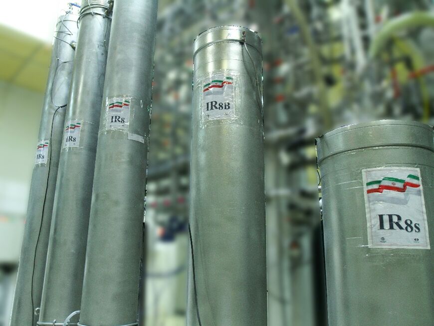 Enrichment equipment at Iran's Natanz nuclear research center.