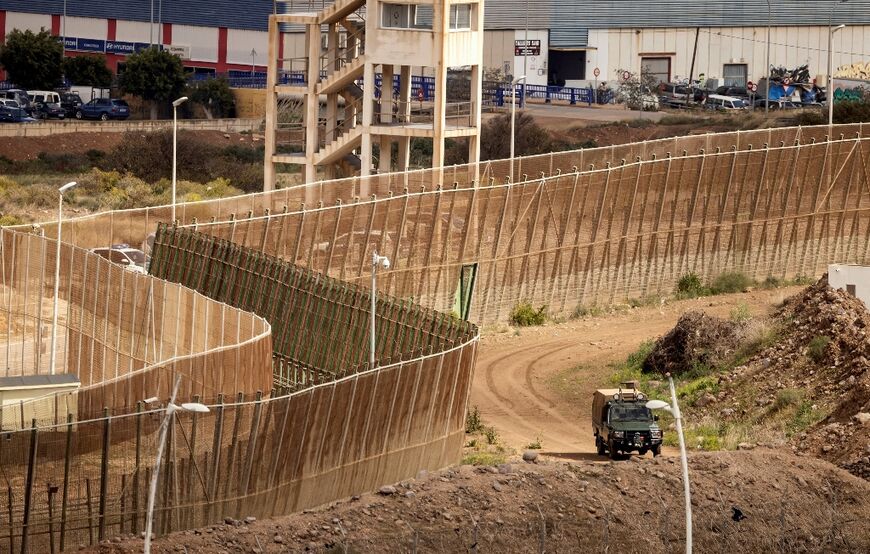 The borders of Spain's twin North African enclaves of Melilla and Ceuta are protected by fences fortified with barbed wire, video cameras and watchtowers