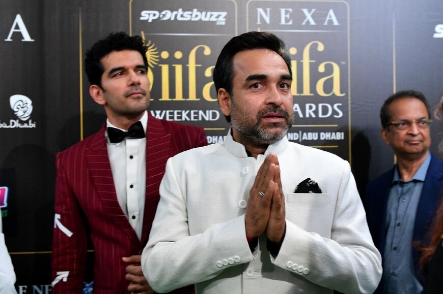 Pankaj Tripathi (C) won best supporting male actor for his role in 'Ludo'