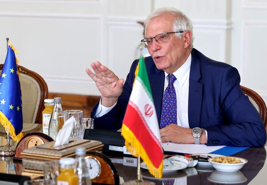 Borrell said ahead of the visit that diplomacy is the only way to "reverse current tensions"