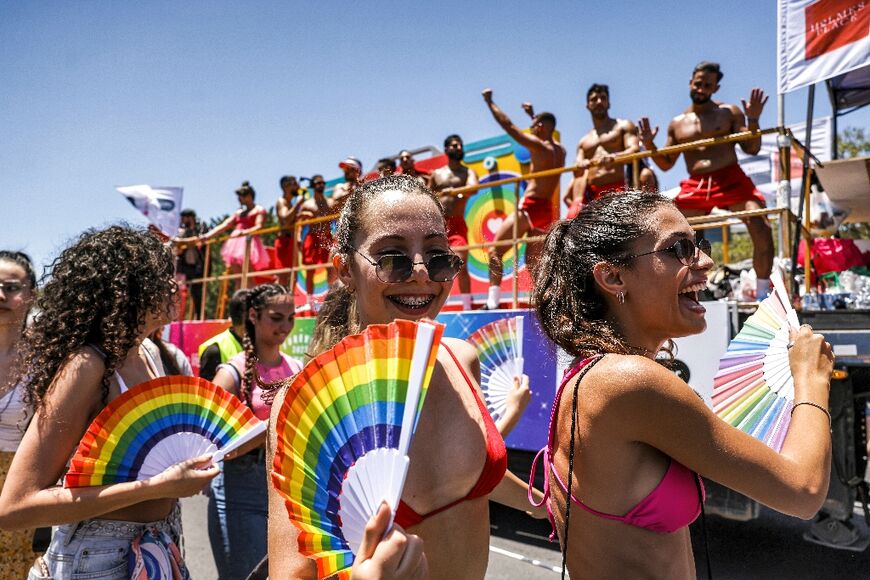 A spokesperson for the Tel Aviv mayor's office estimated over 170,000 people participated. Attendance in 2019 was around 250,000, while last year saw some 100,000 revellers, in the city's first Pride event since the Covid-19 pandemic