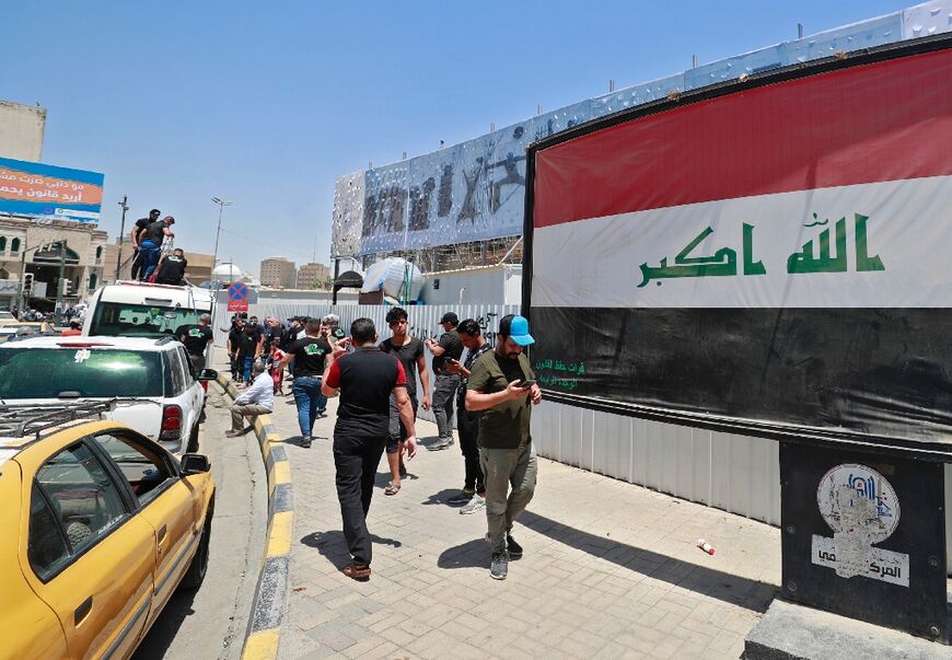 The streets of Baghdad were calm on Thursday, but some see the storming of the parliament as a first step by Sadr
