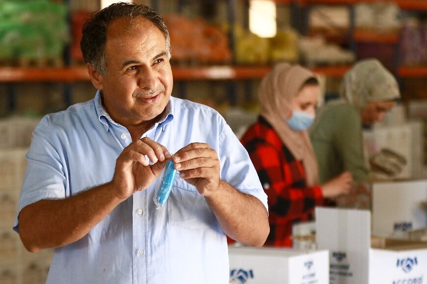 Salah Oqbi, founder and owner of the Jordan Chalk Manufacturing Company