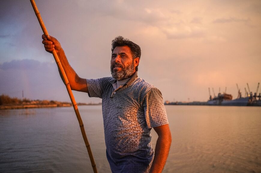 Seawater is push further up the Shatt al-Arab threatening the livelihood of fisherman Naim Haddad