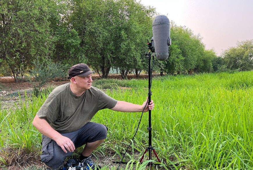 Rousere says his art should not be confused with music, made up of "organised sounds". For a recent audio project, he set up his microphone at an organic farm