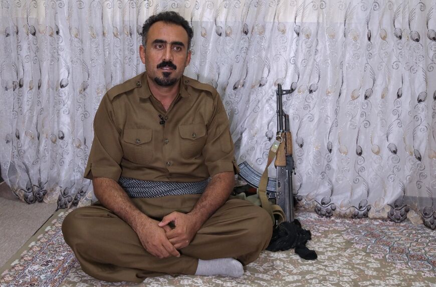 KDPI fighter Kamil Khafori, 43, has been exiled in Iraq for 18 years