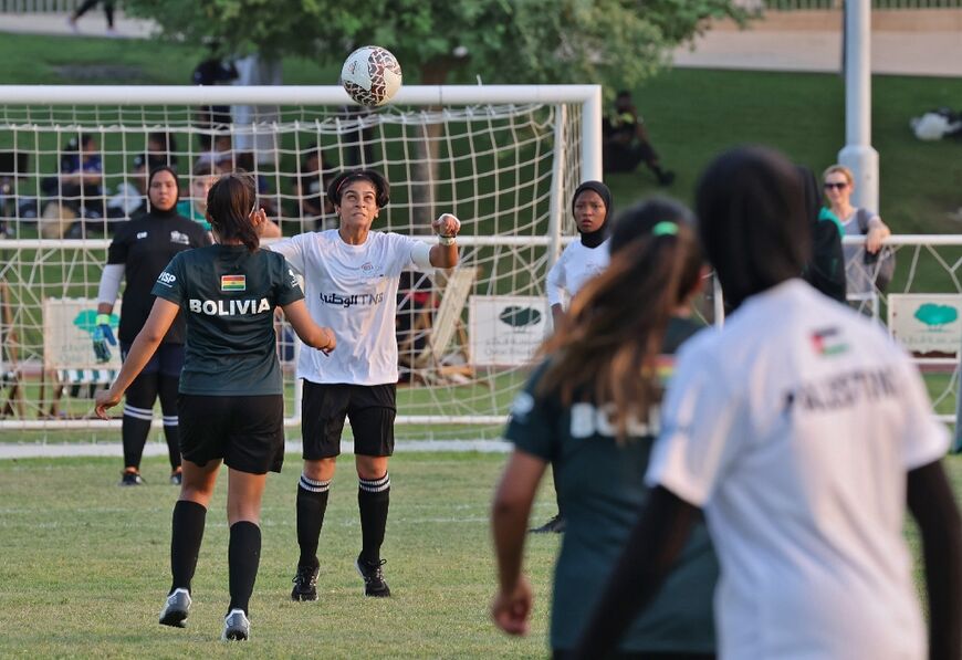 It took the Palestinian team three days to reach Doha from Tulkarm -- one of the most densely populated refugee camps in the occupied West Bank -- because of the many security checks imposed on people leaving the territory
