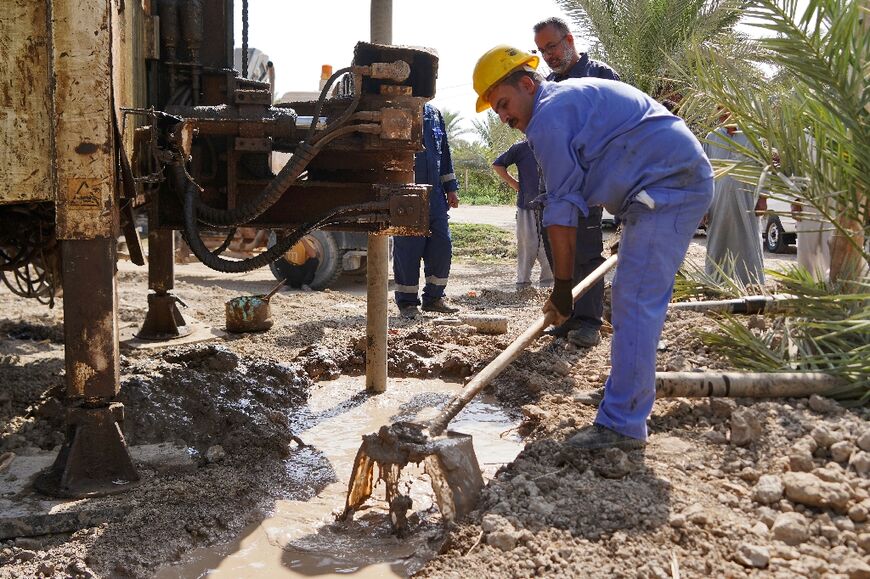 Iraqi authorities have shuttered hundreds of illegal wells to prevent 'excessive grounwater use'