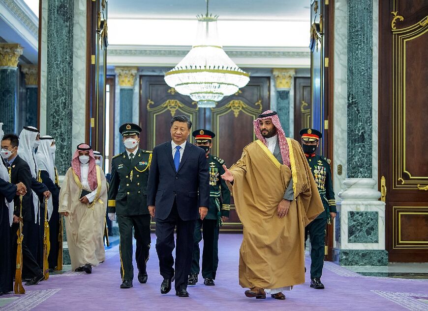 Xi and Crown Prince Mohammed bin Salman, the 37-year-old de facto ruler of the world's biggest oil exporter, met at Yamamah Palace in Riyadh