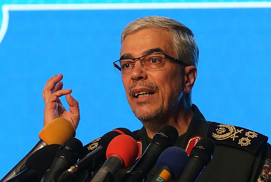 Iranian Major General Mohammad Bagheri, photographed on February 23, 2021