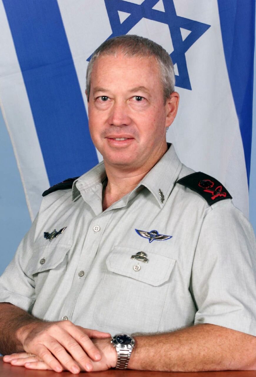 Yoav Gallant, pictured while serving in the Israeli army, is the new defence minister