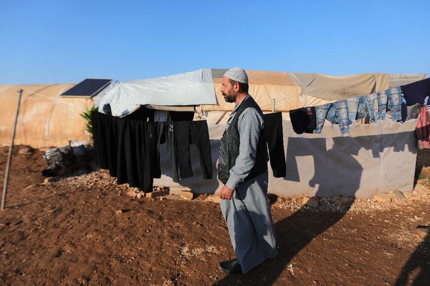 Mohammed Abu Ali says the threat of a new Turkish offensive has sowed fear in the camp for displaced civilians he and his family call home