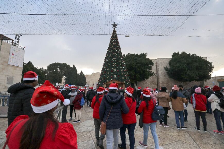 With travel restrictions lifted in the Palestinian territories and Israel, where the closest international airport with access to Bethlehem is located, the southern West Bank town of Bethlehem has taken on a festive air