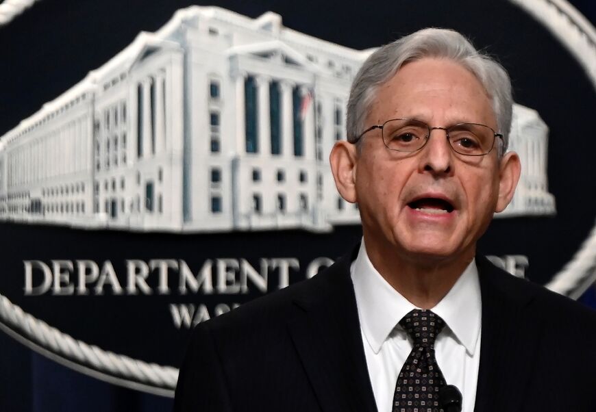 US Attorney General Merrick Garland announces the indictment of three men who plotted to kill dissident Iranian-American journalist Masih Alinejad