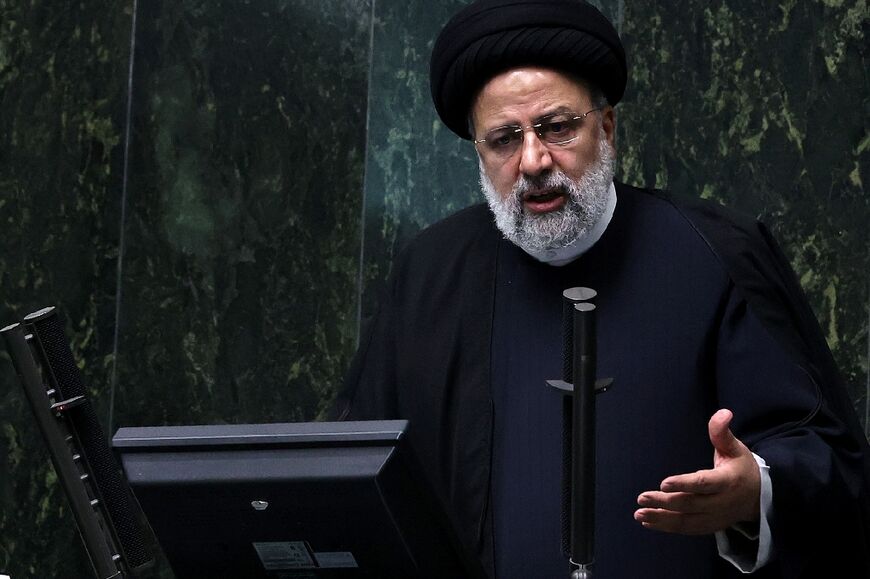 President Ibrahim Raisi told lawmakers that 'the enemy is trying to impose difficult conditions and despair'