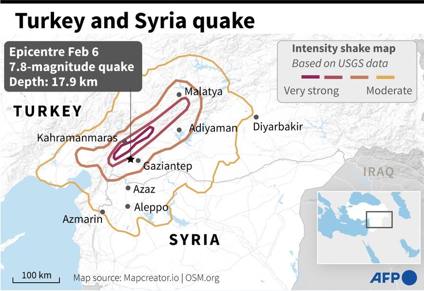 Turkey and Syriaquake