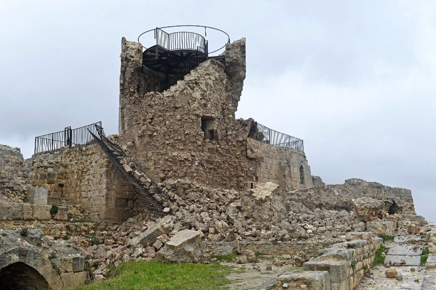 The deadly earthquake also damanged Aleppo's ancient citadel