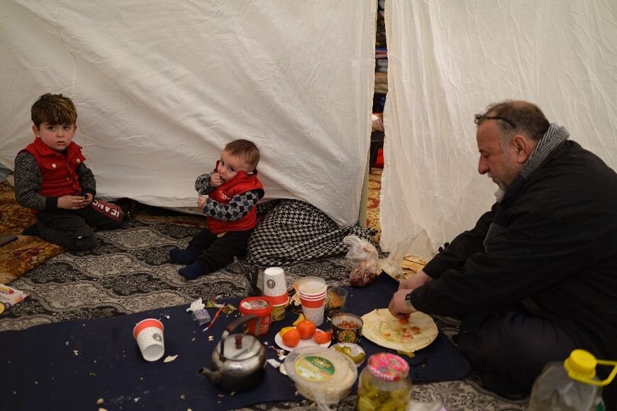 Resources are scarce in the quake-hit regions and nerves are fraying in places