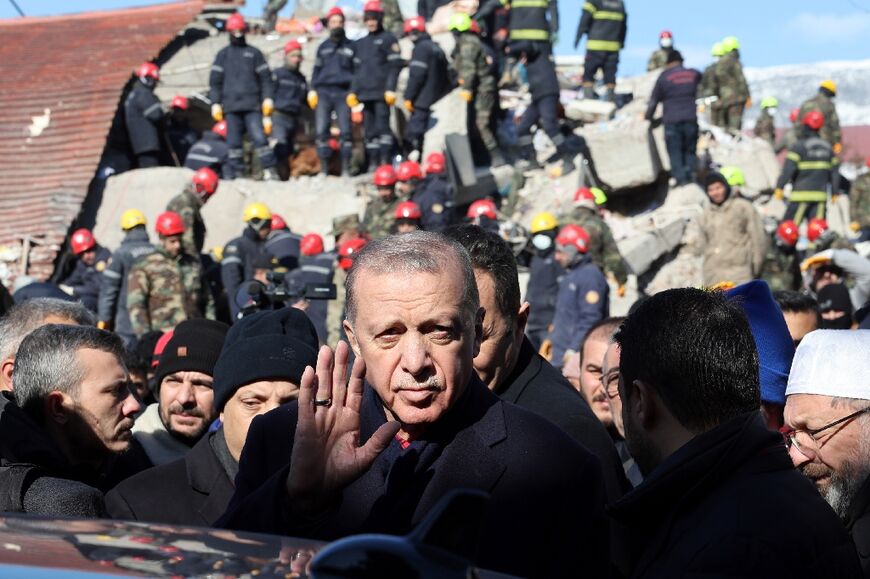 President Recep Tayyip Erdogan has admitted 'shortcoming' in his government's earthquake response