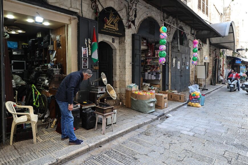 The street where Hemmou's shop is has seen fierce battles during the last year, as Israeli forces conducted raids targeting a militant group called 'The Lions' Den'