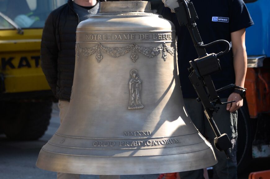 The three new bronze bells are named after the archangels Gabriel, Michael and Raphael