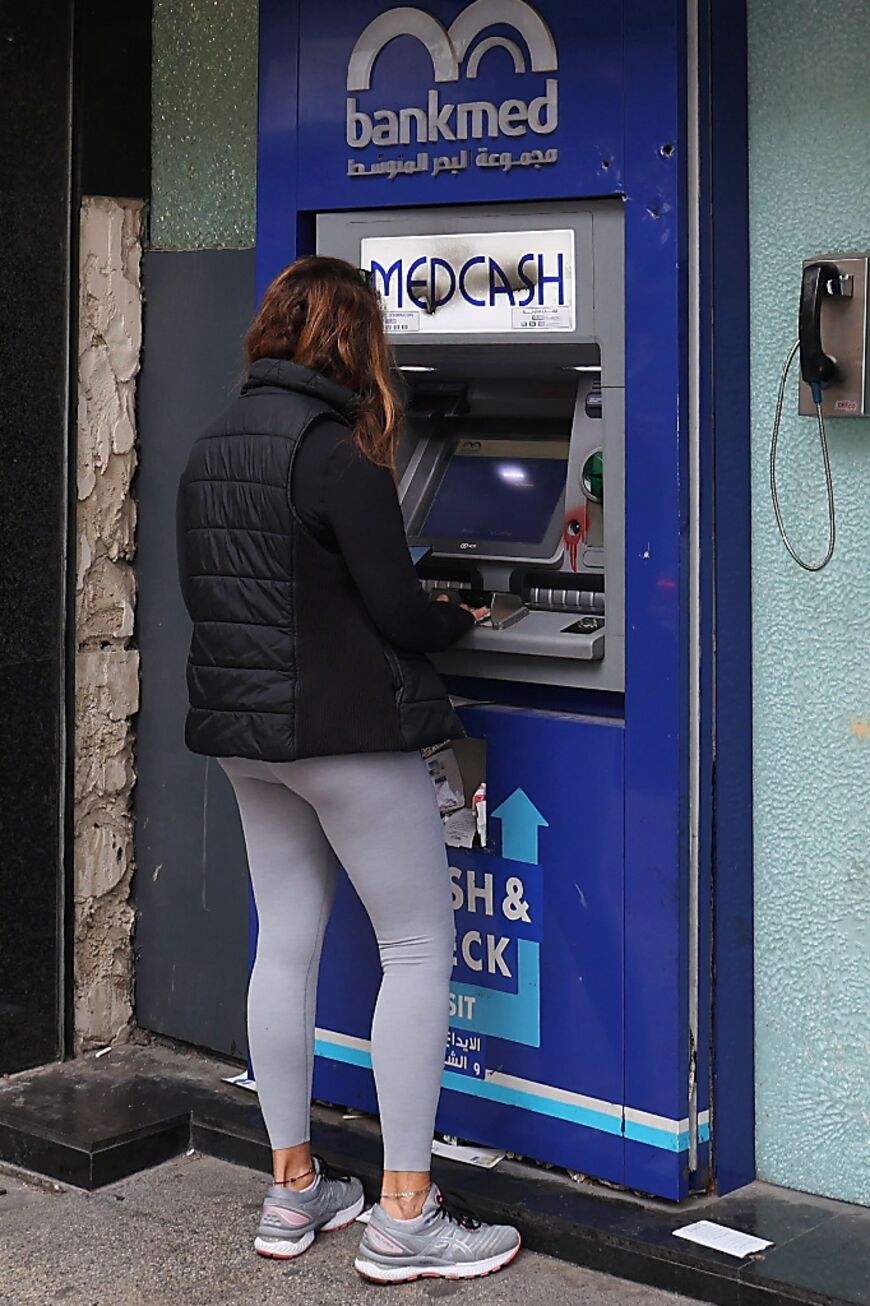 Vandalism by angry depositors denied access to their savings has left few ATMs in the Lebanese capital still working