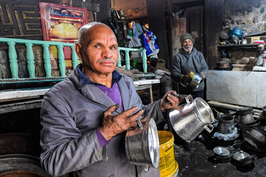 'It's a tradition that has existed for centuries and it's still alive,' says Tunisian coppersmith Chedli Maghraoui