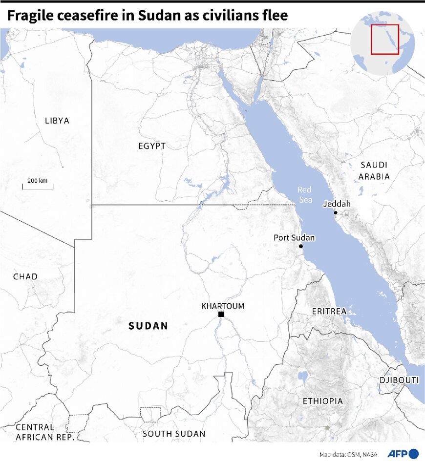Fragile ceasefire in Sudan as civilians flee