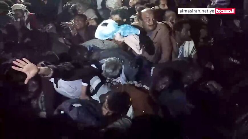 The incident happened at a school in Sanaa