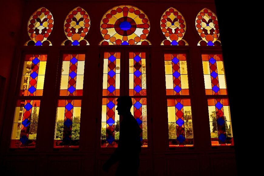 The museum's tall stained glass windows, which were blown in by the force of the port blast, have been carefully restored
