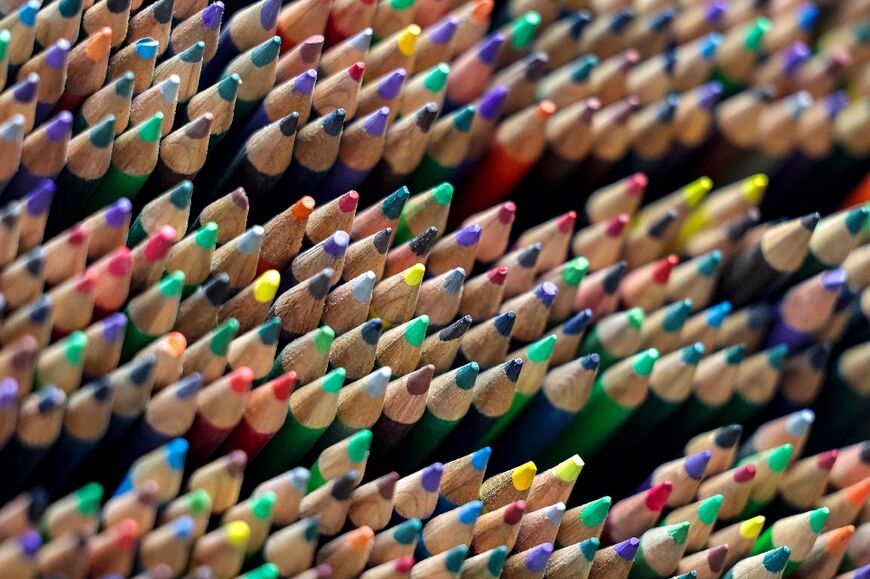 Rafi's shop in Tehran's Grand Bazaar stocks thousands of pencils in every colour imaginable