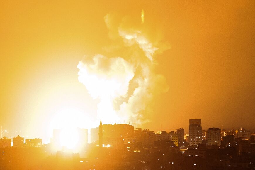 The Israeli army late on Tuesday said it was carrying out air strikes on Gaza