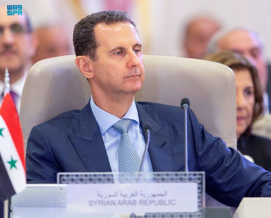 President Bashar al-Assad takes the seat of the Syrian Arab Republic at the Arab summit in Jeddah, Saudi Arabia, sealing his government's return from suspension
