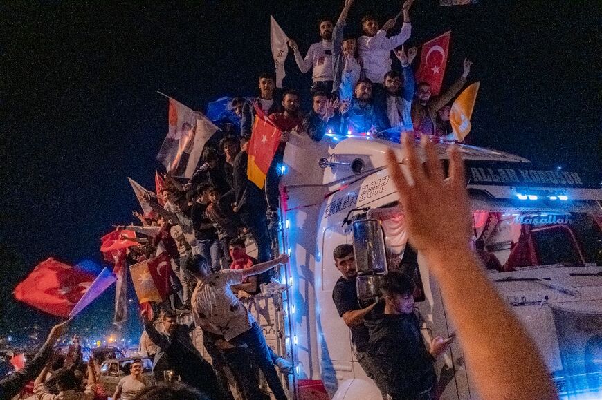 Turkey's main cities erupted in jubilation after Recep Tayyip Erdogan declared victory