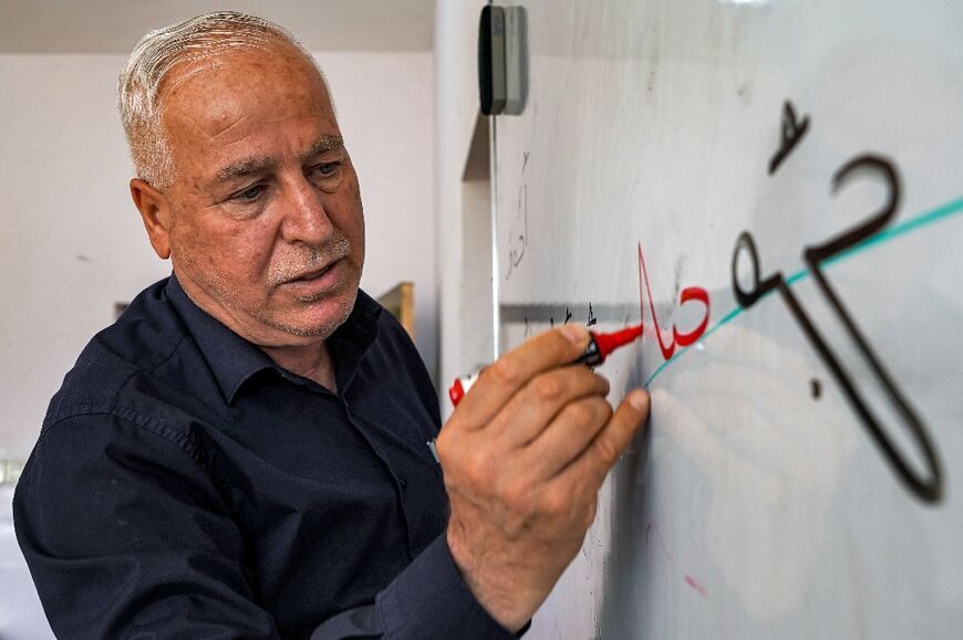 Syriac 'is our history', says Salah Bakos who teaches the language in Qaraqosh, in Iraq'a Nineveh region