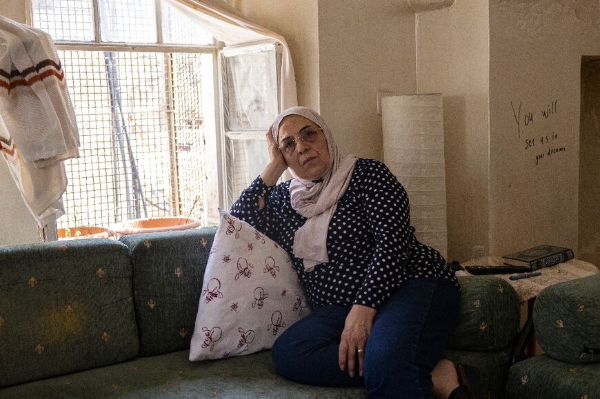 Now 68, Nora Sub Laban says the flat in the Old City's Muslim Quarter is "my whole life. But (the Israeli settlers) don't care about that."