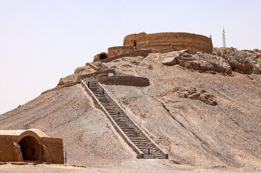 The Zoroastrian site of the Yazd Tower of Silence (Dakhmeh-ye Zartoshtiyun)