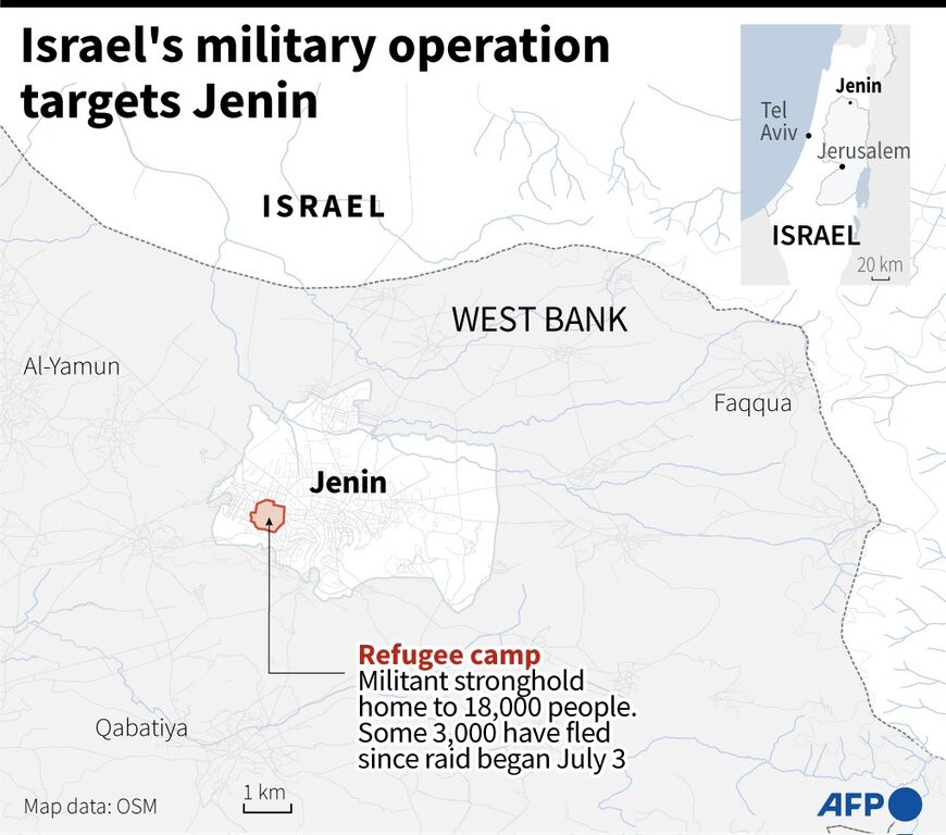 L'operazione militare israeliana prende di mira Jenin
