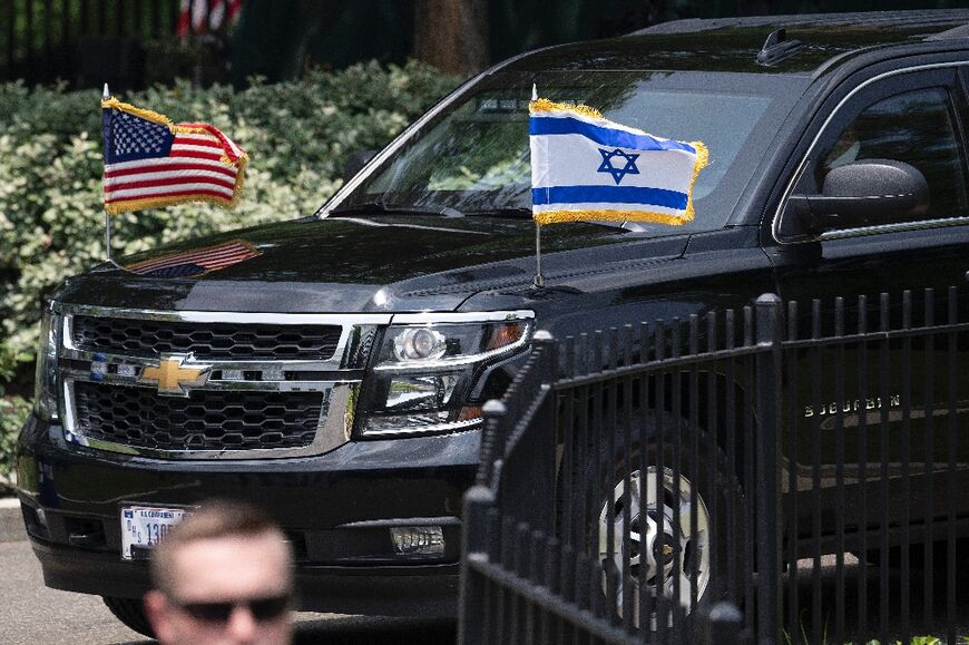 Israeli President Isaac Herzog arrives at the White House in Washington, DC, for a meeting with US President Joe Biden, on July 18, 2023