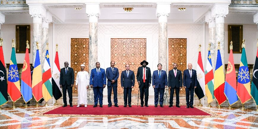 Leaders of Egypt, Ethiopia, Eritrea, Chad, South Sudan, Central African Republic and Libya as well as of the African Union and Arab League met in Cairo to discuss the war and its regional impact