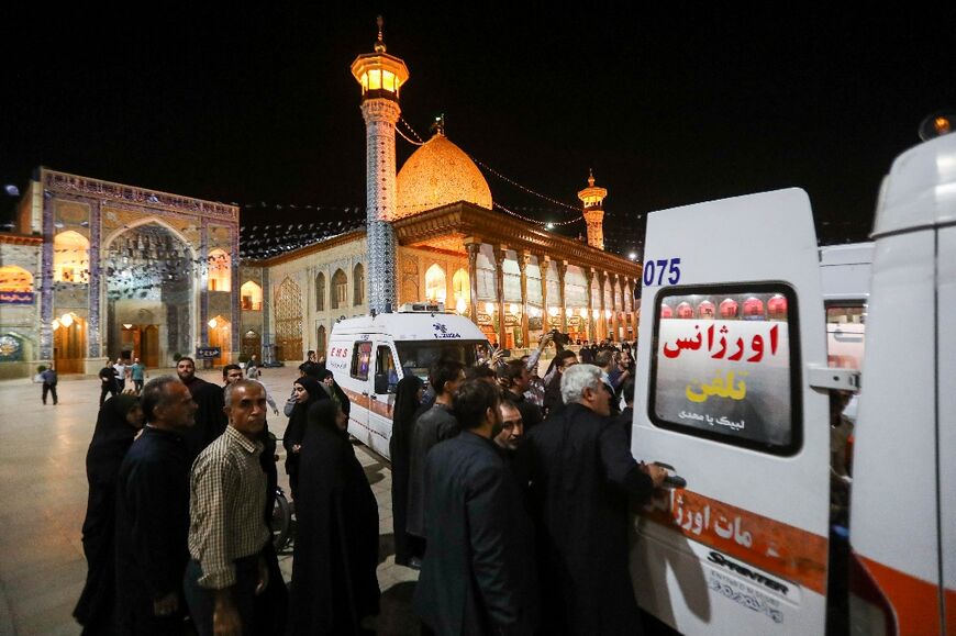 The shooting killed one person and left eight wounded, the official IRNA news agency reported