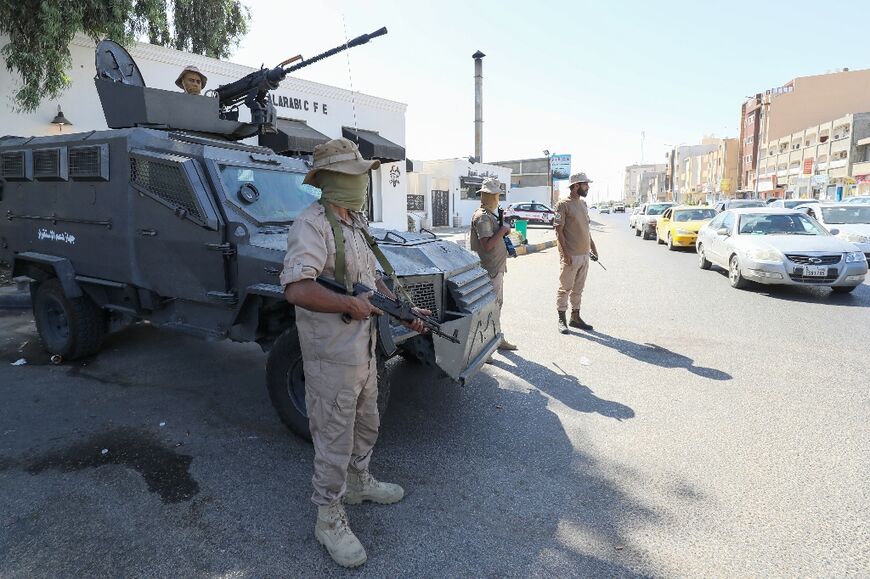 Forces affiliated with the Tripoli-based Government of National Unity (GNU) deploy following the clashes